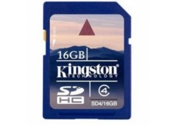 SD-HC Card  Kinsgton  16 GB Clase 4