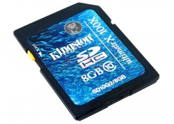 Memoria Kingston SDHC de 8GB UltimateX 100X clase 10