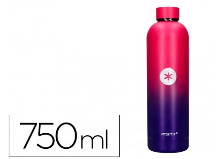 Antartik botella aluminio 750 ml. lila