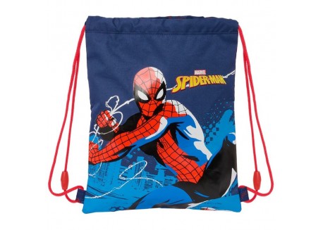 Saco plano Spiderman Neon