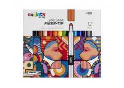 Estuche 12 rotuladores carioca plus prisma colores surtidos