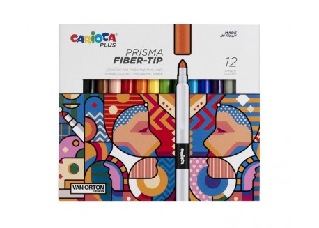 Estuche 12 lapices de colores surtidos carioca plus 4.0 surtidos