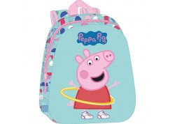 Safta mochila guardería 3D Peppa Pig