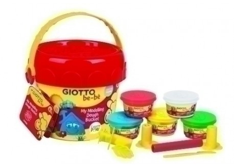 Giotto be-bé pasta blanda para modelar, cofre + accesorios