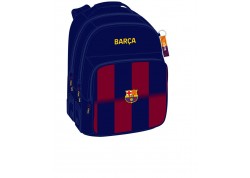 Safta mochila doble FC  Barcelona adaptable a carro 42CM