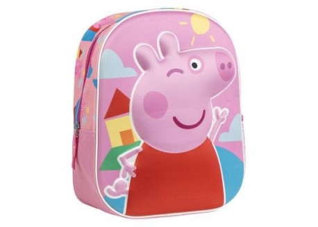 Mochila guarderia 3D peppa pig
