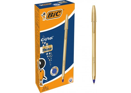 Caja 20 bolígrafos Bic cristal celebration