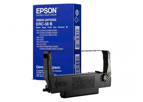 Epson cinta de impresora ERC-38B Negra