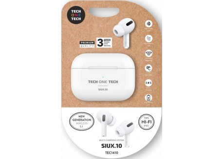 Tech One Tech  auriculares inalámbricos blancos SIUX.10