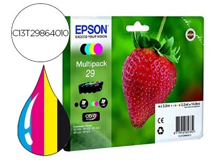 Epson  multipack 4 cartuchos de tinta T29