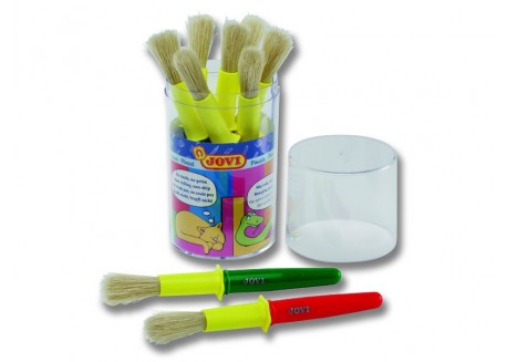 Jovi bote de 9 pinceles de cerda anti-goteo maxi